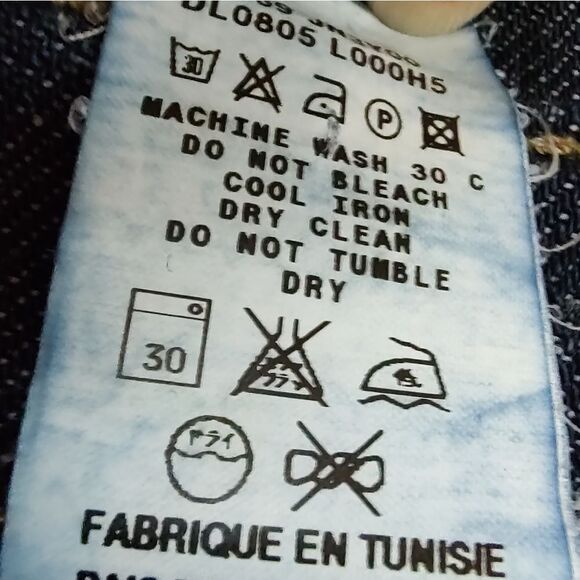 Miss Sixty Vintage Zip Style Radio Dark Wash Slim Fit Denims US 24 - Picture 16 of 16